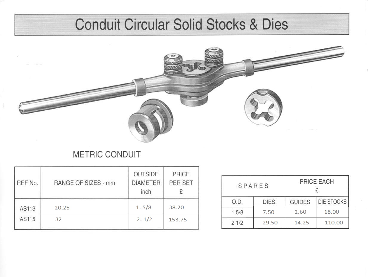 Conduit Solid Stocks & Dies Integrity Products Ltd.Integrity Products